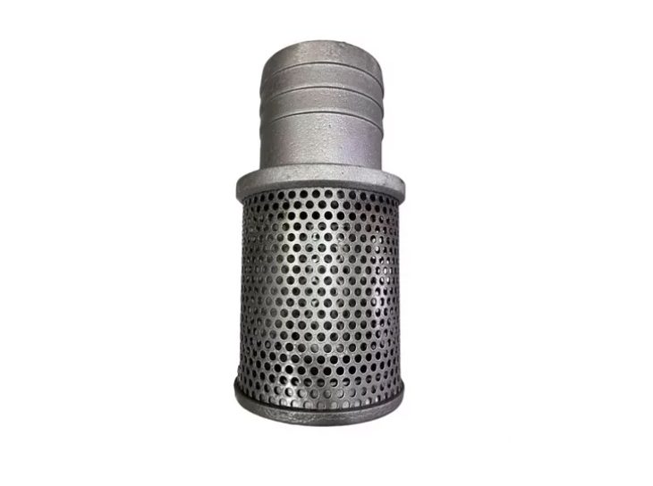 Canasto filtro succión motobomba aluminio 2 pulgadas tgmarket