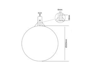 Medidas boya 220mm tgmarket